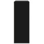vidaXL Aparador de madera de ingeniería negro 60x31x84 cm vidaXL Aparador de madera de ingeniería negro 60x31x84 cm