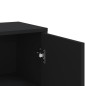 vidaXL Aparador de madera de ingeniería negro 60x31x84 cm vidaXL Aparador de madera de ingeniería negro 60x31x84 cm
