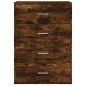 vidaXL Aparador de madera de ingeniería roble ahumado 60x31x84 cm vidaXL Aparador de madera de ingeniería roble ahumado 60x31x84 cm
