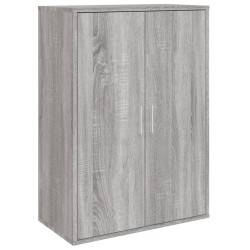 vidaXL Aparador de madera de ingeniería gris Sonoma 60x31x84 cm