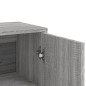 vidaXL Aparador de madera de ingeniería gris Sonoma 60x31x84 cm vidaXL Aparador de madera de ingeniería gris Sonoma 60x31x84 cm