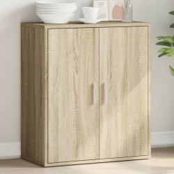 vidaXL Aparador de madera de ingeniería roble Sonoma 79x38x80 cm
