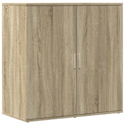vidaXL Aparador de madera de ingeniería roble Sonoma 79x38x80 cm