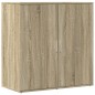 vidaXL Aparador de madera de ingeniería roble Sonoma 79x38x80 cm vidaXL Aparador de madera de ingeniería roble Sonoma 79x38x80 cm