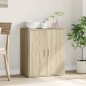 vidaXL Aparador de madera de ingeniería roble Sonoma 79x38x80 cm vidaXL Aparador de madera de ingeniería roble Sonoma 79x38x80 cm