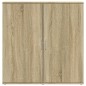vidaXL Aparador de madera de ingeniería roble Sonoma 79x38x80 cm vidaXL Aparador de madera de ingeniería roble Sonoma 79x38x80 cm