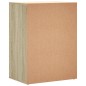 vidaXL Aparador de madera de ingeniería roble Sonoma 60x39x80 cm vidaXL Aparador de madera de ingeniería roble Sonoma 60x39x80 cm