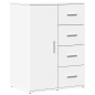 vidaXL Aparador de madera de ingeniería blanco 59x39x80 cm vidaXL Aparador de madera de ingeniería blanco 59x39x80 cm