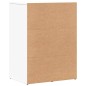 vidaXL Aparador de madera de ingeniería blanco 59x39x80 cm vidaXL Aparador de madera de ingeniería blanco 59x39x80 cm