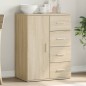 vidaXL Aparador de madera de ingeniería roble Sonoma 59x39x80 cm