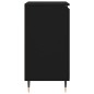 vidaXL Aparador de madera contrachapada negro 60x35x70 cm vidaXL Aparador de madera contrachapada negro 60x35x70 cm