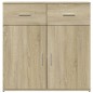 vidaXL Aparador de madera de ingeniería roble Sonoma 79x38x80 cm vidaXL Aparador de madera de ingeniería roble Sonoma 79x38x80 cm