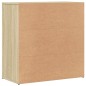 vidaXL Aparador de madera de ingeniería roble Sonoma 79x38x80 cm vidaXL Aparador de madera de ingeniería roble Sonoma 79x38x80 cm