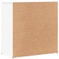 vidaXL Aparador de madera de ingeniería blanco 79x38x80 cm vidaXL Aparador de madera de ingeniería blanco 79x38x80 cm