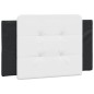 vidaXL Cama con colchón cuero sintético negro y blanco 80x200 cm vidaXL Cama con colchón cuero sintético negro y blanco 80x200 cm