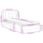 vidaXL Cama con colchón cuero sintético negro y blanco 80x200 cm vidaXL Cama con colchón cuero sintético negro y blanco 80x200 cm
