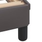 vidaXL Cama con colchón cuero sintético gris 90x190 cm vidaXL Cama con colchón cuero sintético gris 90x190 cm