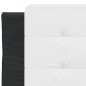 vidaXL Cama con colchón cuero sintético negro y blanco 90x190 cm vidaXL Cama con colchón cuero sintético negro y blanco 90x190 cm
