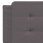 vidaXL Cama con colchón cuero sintético gris 160x200 cm vidaXL Cama con colchón cuero sintético gris 160x200 cm