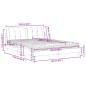 vidaXL Cama con colchón cuero sintético gris 160x200 cm vidaXL Cama con colchón cuero sintético gris 160x200 cm
