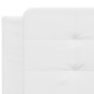 vidaXL Cama con colchón cuero sintético blanco 200x200 cm vidaXL Cama con colchón cuero sintético blanco 200x200 cm