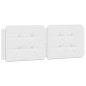 vidaXL Cama con colchón cuero sintético blanco 140x190 cm vidaXL Cama con colchón cuero sintético blanco 140x190 cm