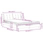 vidaXL Cama con colchón cuero sintético blanco 140x190 cm vidaXL Cama con colchón cuero sintético blanco 140x190 cm