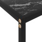 vidaXL Mesa de consola negro vidrio templado 80x35x75 cm vidaXL Mesa de consola negro vidrio templado 80x35x75 cm
