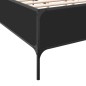 vidaXL Estructura de cama madera de ingeniería y metal negro 140x190cm vidaXL Estructura de cama madera de ingeniería y metal negro 140x190cm