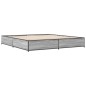 vidaXL Estructura cama madera ingeniería metal gris Sonoma 180x200 cm vidaXL Estructura cama madera ingeniería metal gris Sonoma 180x200 cm