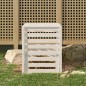 vidaXL Compostador de madera maciza de pino blanco 63,5x63,5x77,5 cm vidaXL Compostador de madera maciza de pino blanco 63,5x63,5x77,5 cm
