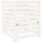 vidaXL Compostador de madera maciza de pino blanco 63,5x63,5x77,5 cm vidaXL Compostador de madera maciza de pino blanco 63,5x63,5x77,5 cm