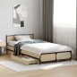 vidaXL Cama con cajones madera ingeniería roble Sonoma 90x200 cm vidaXL Cama con cajones madera ingeniería roble Sonoma 90x200 cm