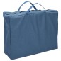vidaXL Parque infantil para bebés con colchón tela lino azul marino vidaXL Parque infantil para bebés con colchón tela lino azul marino