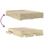vidaXL Cama con cajones madera ingeniería roble Sonoma 140x200 cm vidaXL Cama con cajones madera ingeniería roble Sonoma 140x200 cm