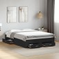 vidaXL Cama con cajones madera de ingeniería negro 120x200 cm vidaXL Cama con cajones madera de ingeniería negro 120x200 cm