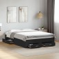 vidaXL Cama con cajones madera de ingeniería negro 140x190 cm vidaXL Cama con cajones madera de ingeniería negro 140x190 cm