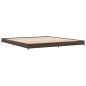 vidaXL Estructura cama madera ingeniería metal marrón roble 180x200 cm vidaXL Estructura cama madera ingeniería metal marrón roble 180x200 cm