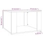 vidaXL Mesita de noche madera contrachapada marrón roble 57x55x36 cm vidaXL Mesita de noche madera contrachapada marrón roble 57x55x36 cm
