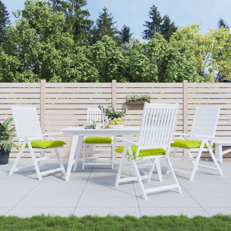 vidaXL Cojines de silla de jardín 6 uds tela Oxford verde 40x40x7 cm vidaXL Cojines de silla de jardín 6 uds tela Oxford verde 40x40x7 cm
