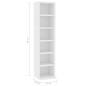 vidaXL Estantería para CDs de madera contrachapada blanco 21x20x88 cm vidaXL Estantería para CDs de madera contrachapada blanco 21x20x88 cm