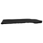 vidaXL Toldo bimini de 3 arcos negro 182x184x136 cm