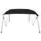 vidaXL Toldo bimini de 4 arcos gris 236x228x127 cm vidaXL Toldo bimini de 4 arcos gris 236x228x127 cm