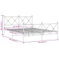 vidaXL Estructura cama metal con cabecero y estribo blanco 150x200 cm vidaXL Estructura cama metal con cabecero y estribo blanco 150x200 cm
