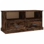 vidaXL Mueble para TV madera contrachapada roble ahumado 93x35,5x45 cm vidaXL Mueble para TV madera contrachapada roble ahumado 93x35,5x45 cm