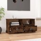 vidaXL Mueble para TV madera contrachapada roble ahumado 93x35,5x45 cm vidaXL Mueble para TV madera contrachapada roble ahumado 93x35,5x45 cm