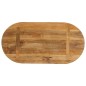 vidaXL Tablero de mesa ovalado madera maciza de mango 80x40x3,8 cm vidaXL Tablero de mesa ovalado madera maciza de mango 80x40x3,8 cm
