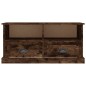 vidaXL Mueble para TV madera contrachapada roble ahumado 93x35,5x45 cm vidaXL Mueble para TV madera contrachapada roble ahumado 93x35,5x45 cm