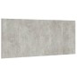 vidaXL Cabecero de cama madera contrachapada gris 200x1,5x80 cm