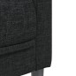 vidaXL Juego de sofás 3 piezas tela negro vidaXL Juego de sofás 3 piezas tela negro